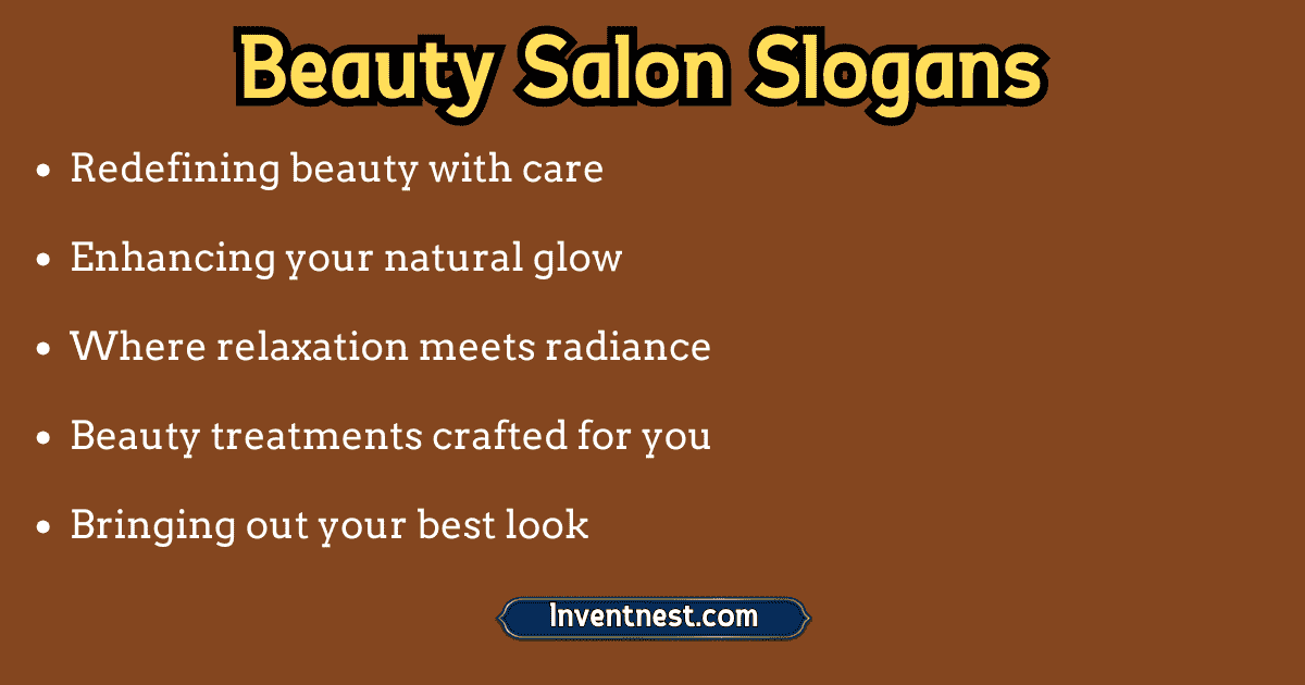 Beauty Salon Slogans