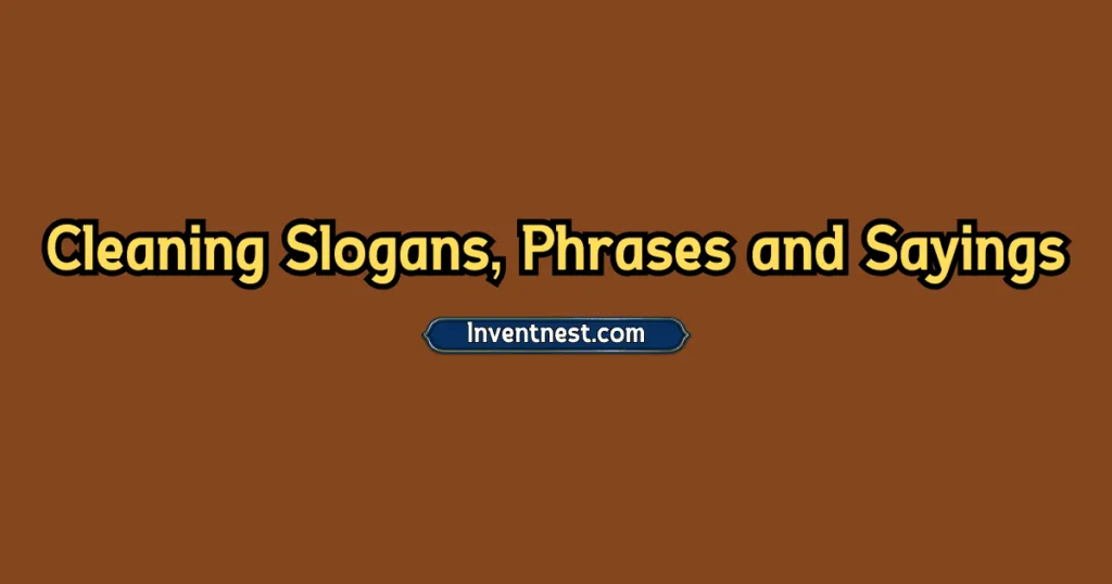 Cleaning Slogans