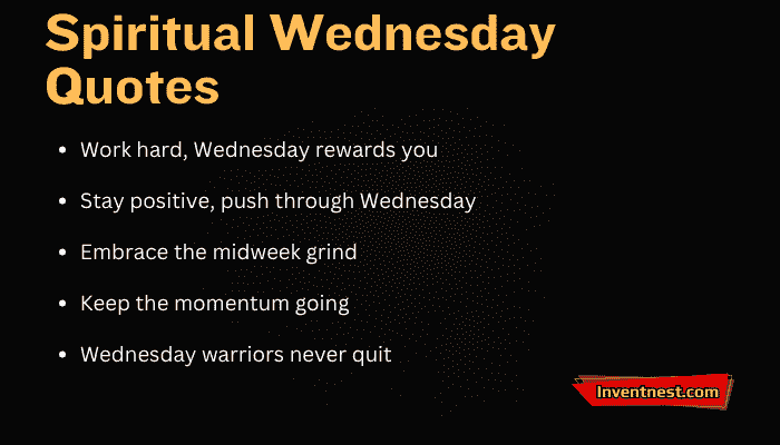 Spiritual Wednesday Quotes